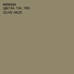 #90866A - Olive Haze Color Image